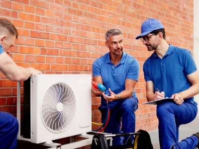 HVAC maintenance work