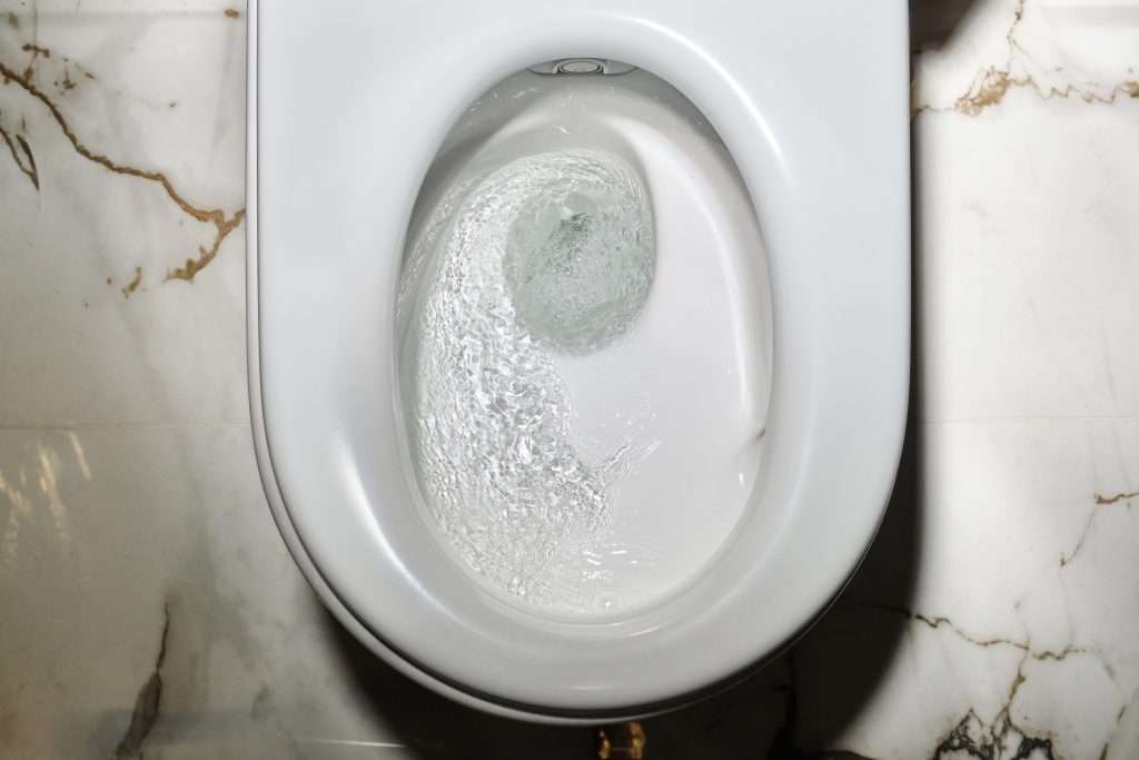 Toilet flushing